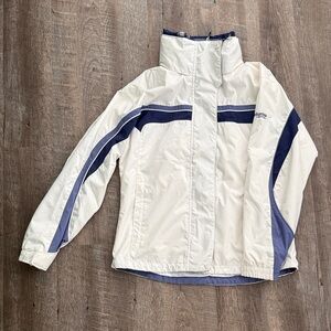 Columbia 3 in 1 vertex winter jacket white and Navy Jacket
